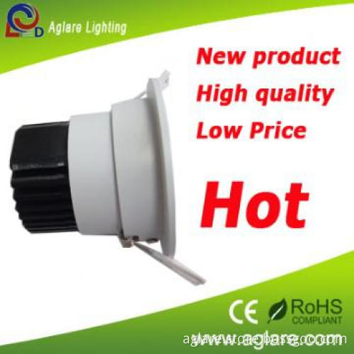 Newly indoor recessed COB 10W LED downlight
